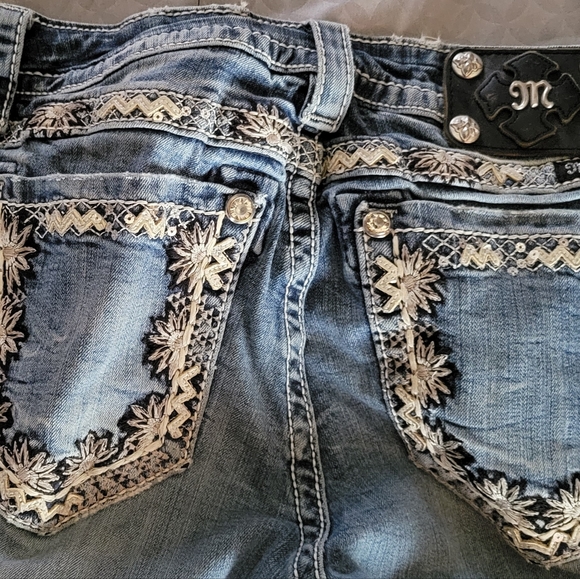 Miss Me Denim - Miss Me Flower Jeans